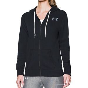 Under Armour Black Zip-Up Hoodie S